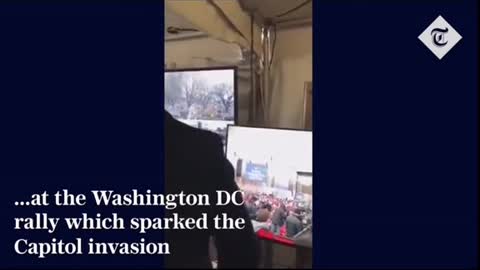 Trump “Caught ”Back Stage of Inauguration Ceremony!!