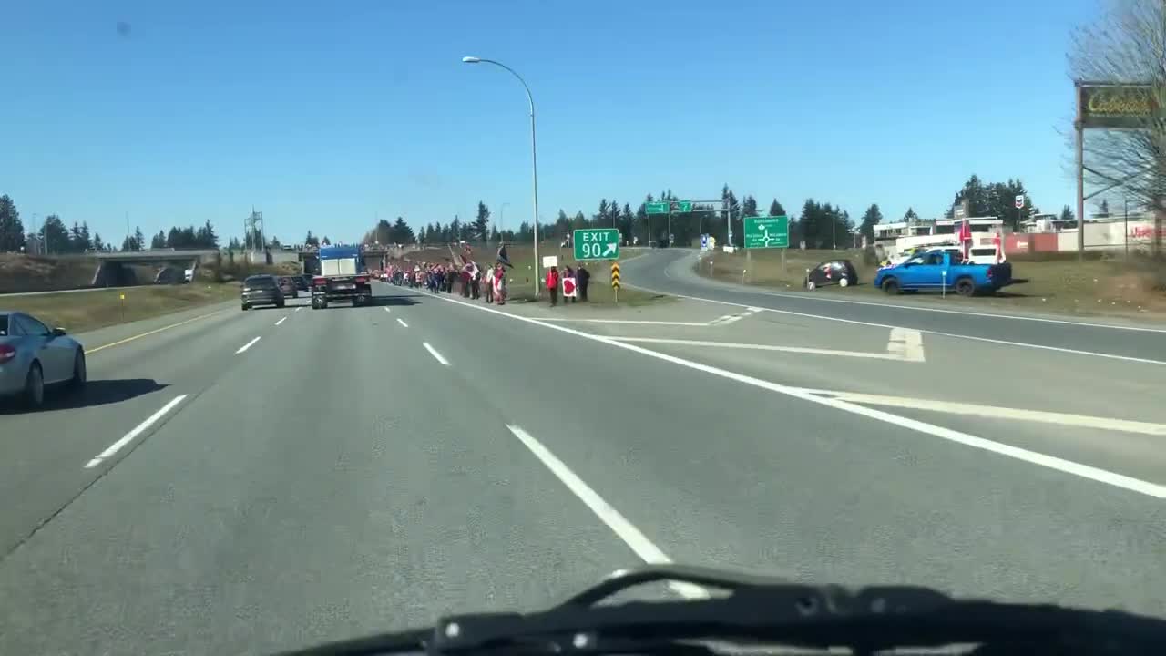 Lining the highways