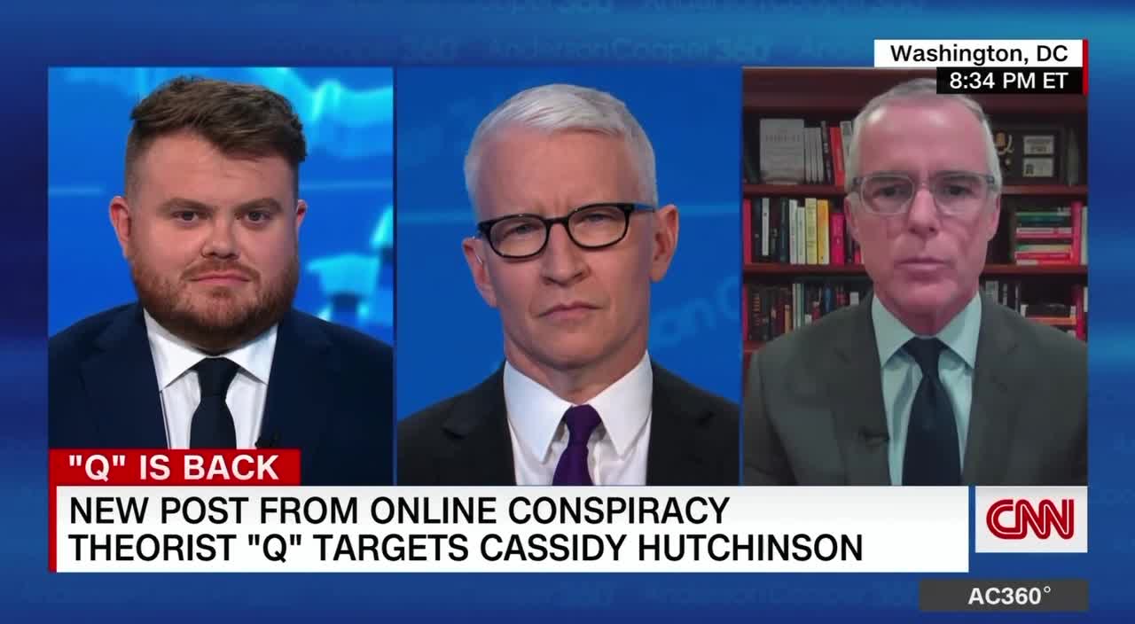 CNN had Andrew McCabe (Q Mentioned 58x) to Discuss Q