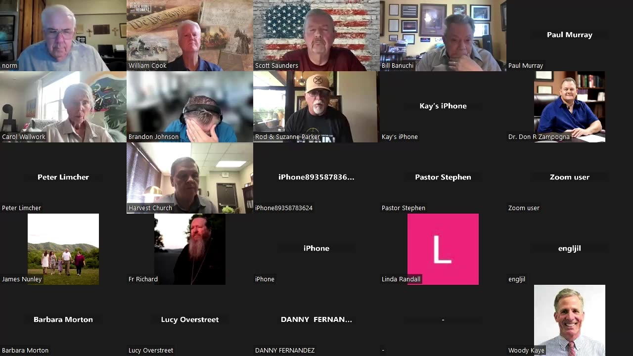 BRR Pastors Huddle July 24, 2024 Prayer for a Nation in Crisis (Edited)