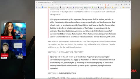 Pfizer Contract With Canada Exposed! They Knew. They Lied. They Killed. They Redacted.