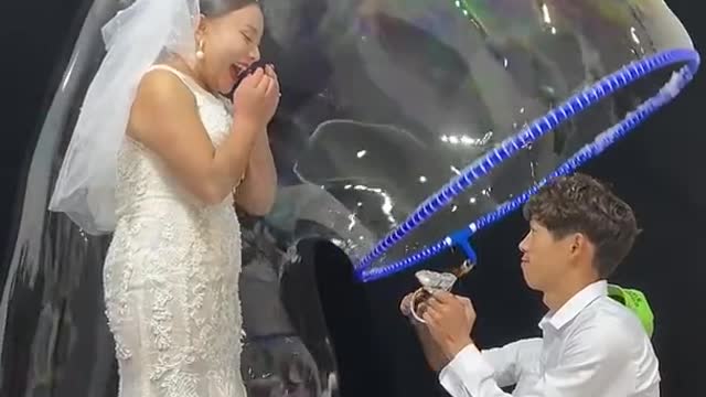 Cute Bubble Proposal