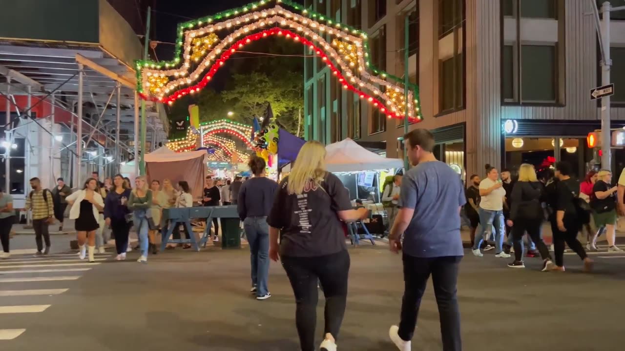 Walking Feast of San Gennaro in NYC Little Italy