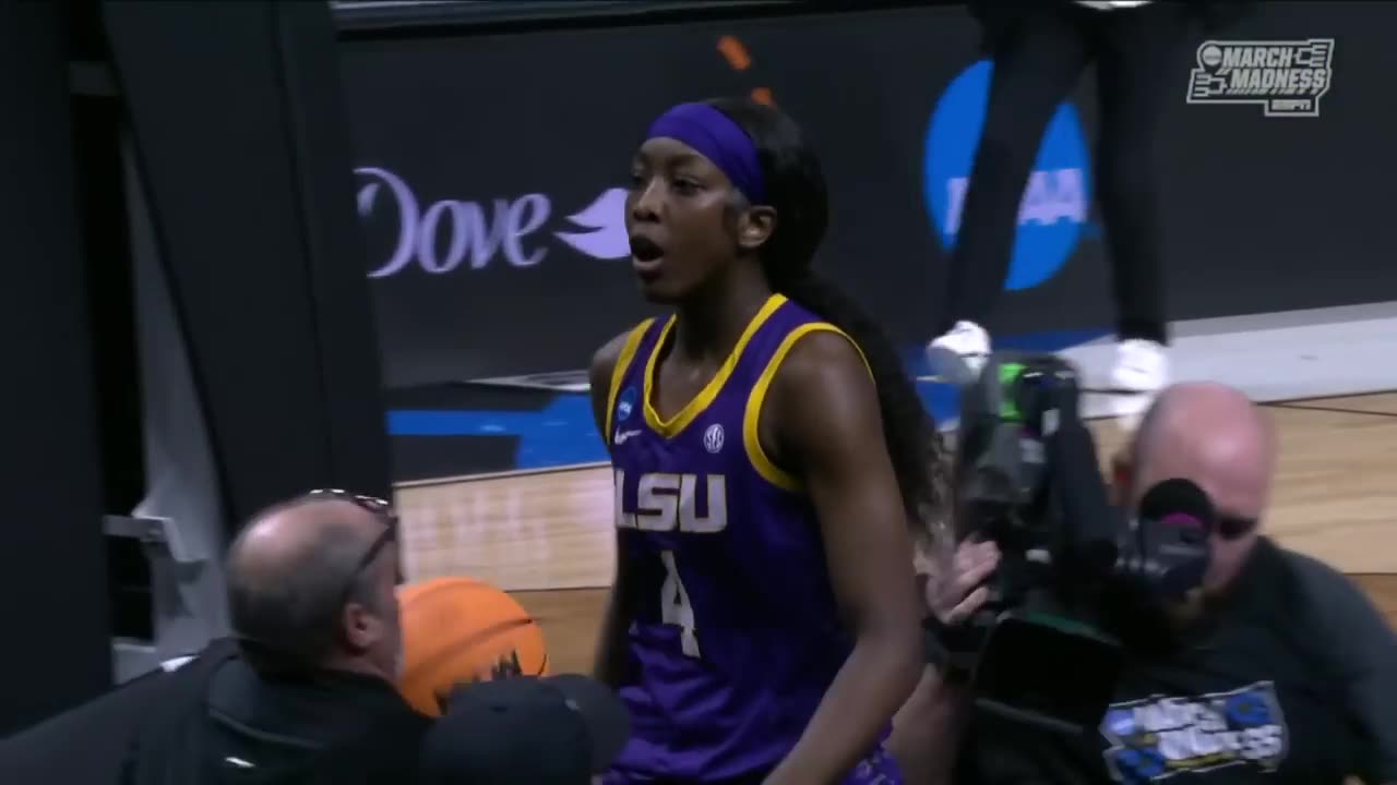 NCAA Tournament Elite 8- LSU Tigers vs. Iowa Hawkeyes - Full Game Highlights