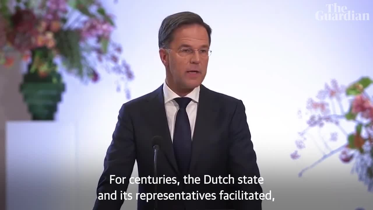 Netherlands PM says sorry for Dutch state role in slavery