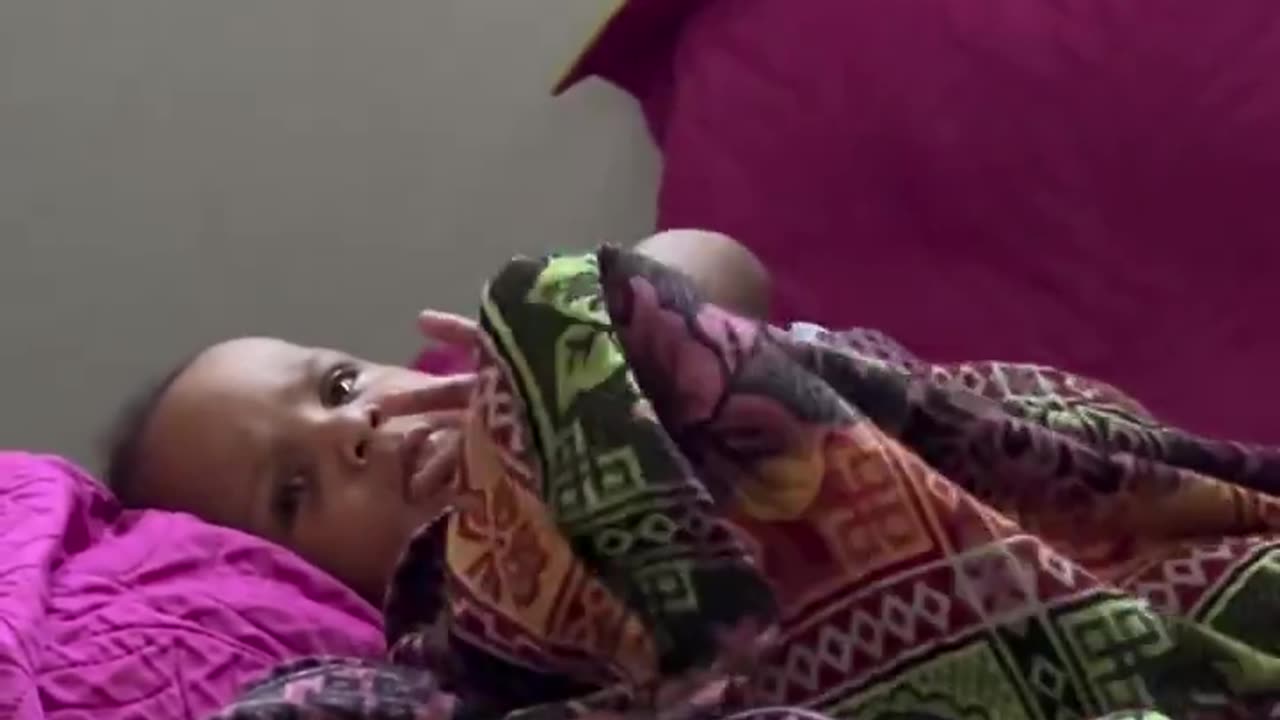 Palestinian babies in Gaza wake up frightened and in shock