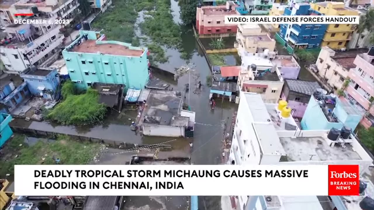 Deadly Tropical Storm Michaung Causes Massive Flooding In Chennai, India