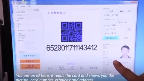 In China, by law, even your kitchen knife needs to be QR coded to track you down...