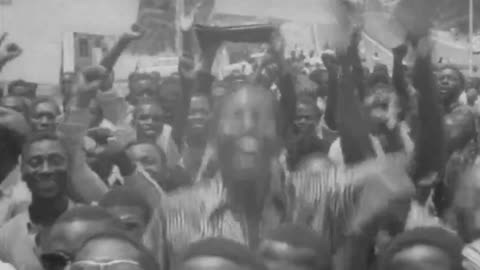 Demonstrators Protest Over Execution of Pierre Mulele | Lumumbist Guerrilla Leader | October 1968