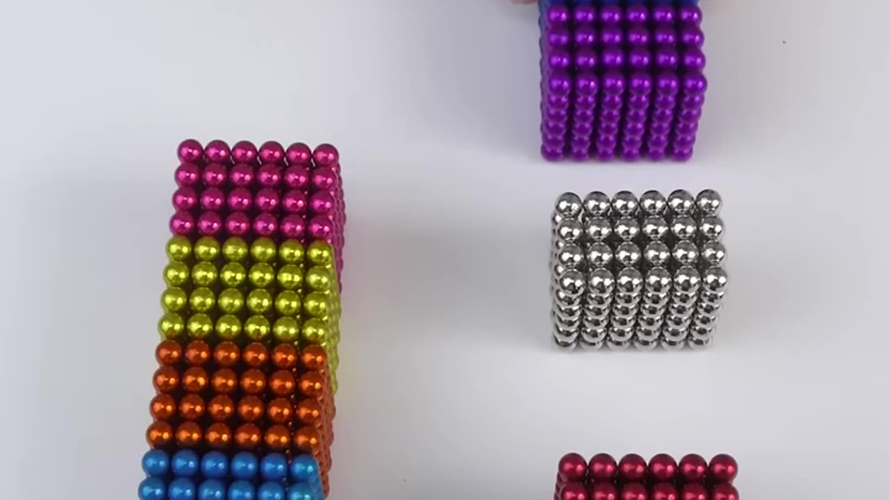 Tiny Magnetic Balls Attach To Each Other ASMR