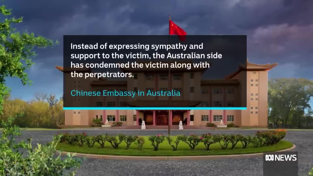 China's embassy in Canberra warns Australia against getting involved | ABC News