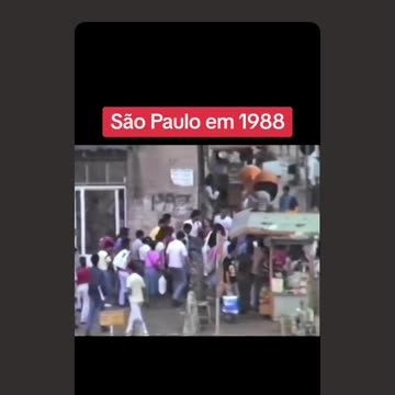 São Paulo City Center in 1988 - VHS records