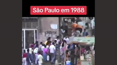 São Paulo City Center in 1988 - VHS records