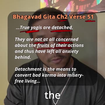Krishna reveals the secret to ZERO ANXIETY (Daily Gita Study - Day 50)