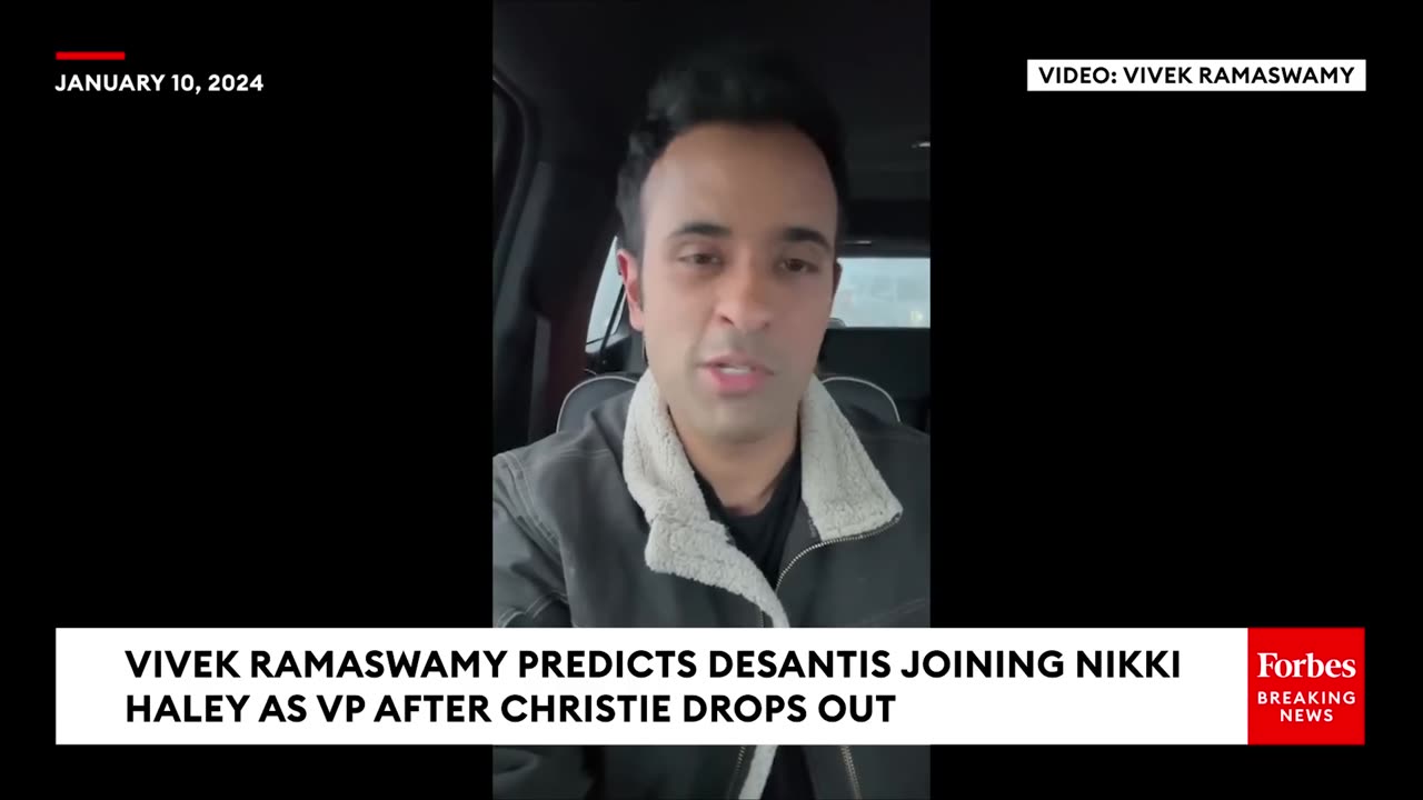 Vivek Ramaswamy Makes Shocking 2024 Prediction After Chris Christie Drops Out Of Race