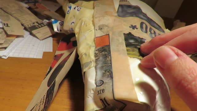 Art Project #5 Advanced Bull Mask Sculpture, Part 7