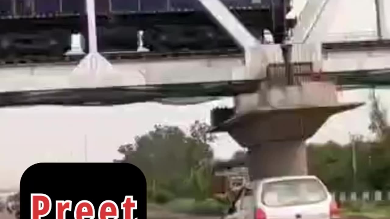 Ambala Cantt trial run of goods train from newly built over bridge