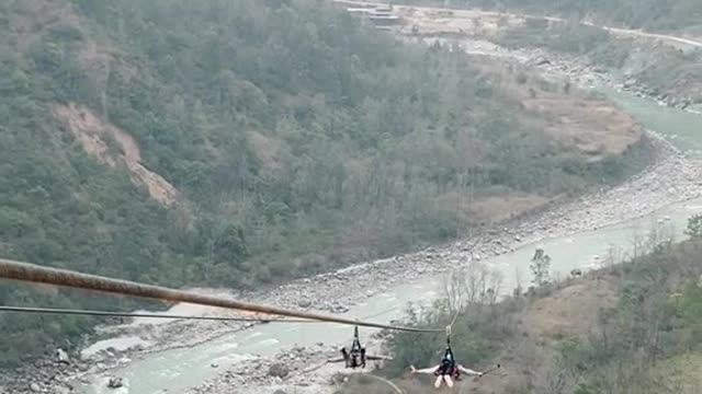 zipline in nepal tourism area