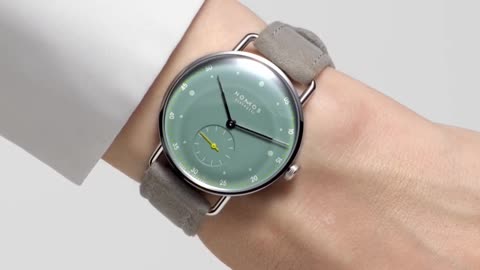 1124 Metro 33 sage from Nomos Glashütte