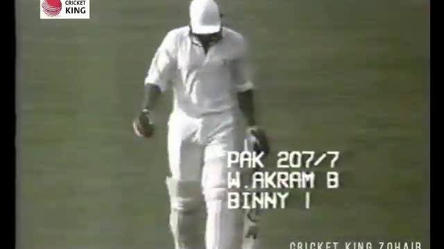 Roger Binny 6 for 56 vs Pakistan @ Kolkata 1987