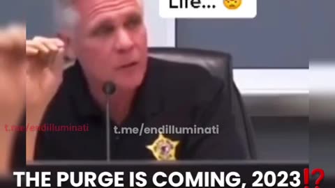 The purge is coming to reality 2023 be prepared I guess