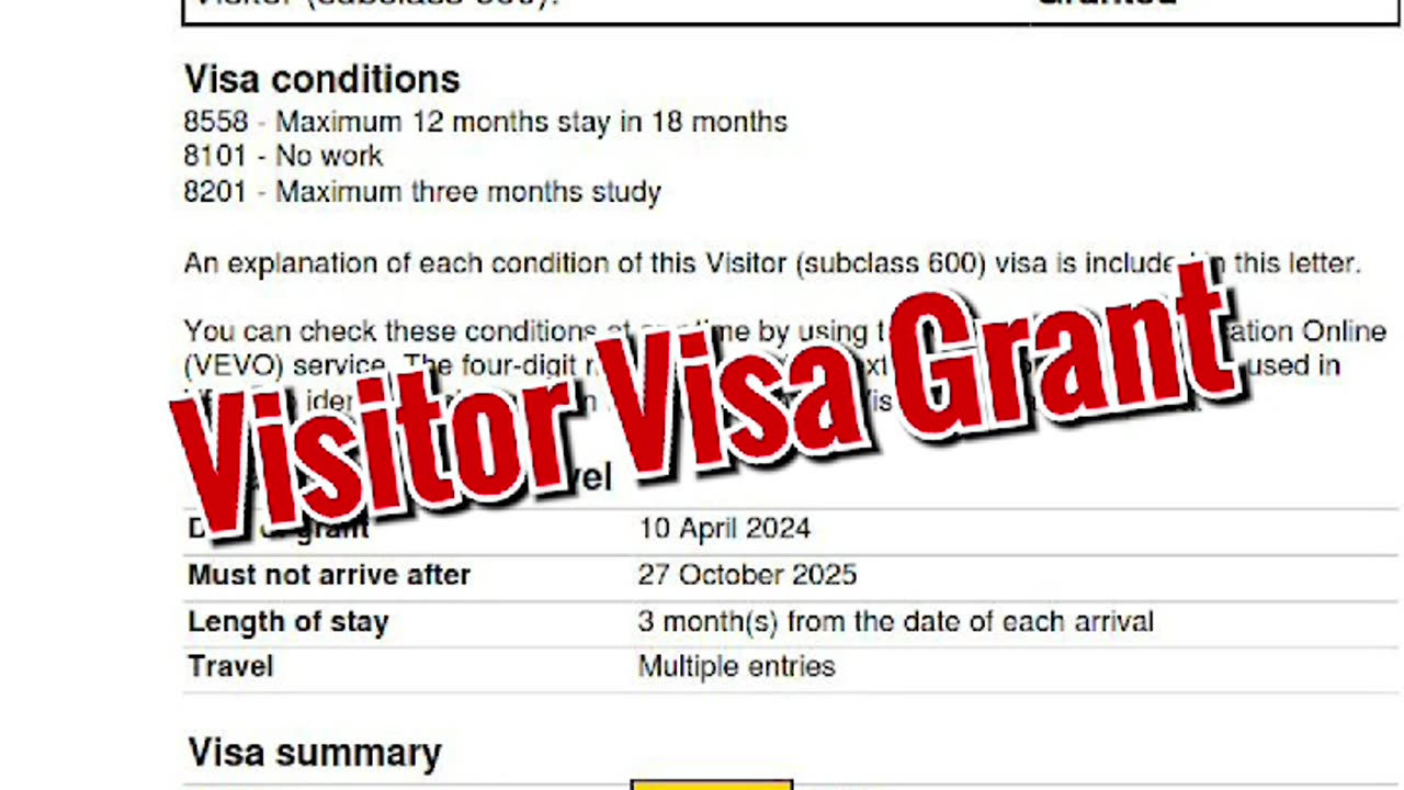 Under 18 and visa-ready! Our client is all set to explore Australia.