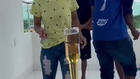 Inverted Beer botle challenge