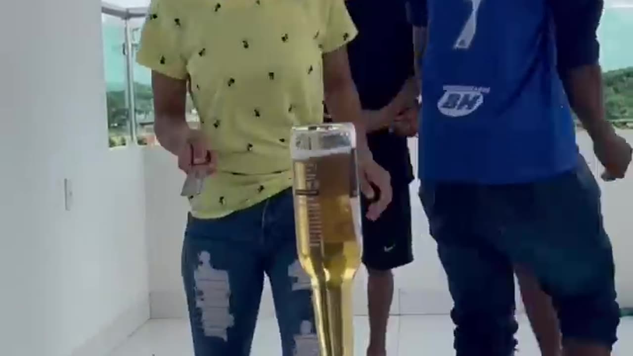 Inverted Beer botle challenge