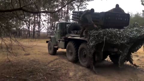 Footage from Ukrainian Grad Crew
