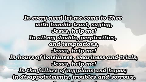 A Miracle Prayer Jesus Help me - Very Powerful