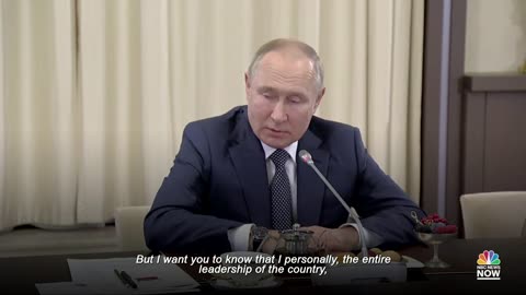 Putin Tells Russian Military Mothers: 'We Share Your Pain'