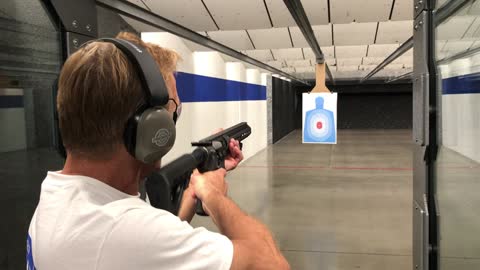 Mark Welch Shooting at the Range
