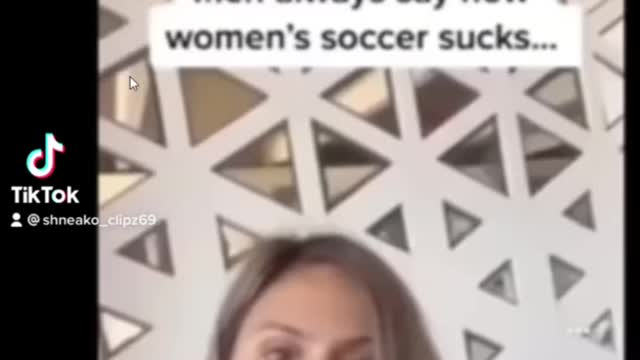 Sneako reacting to women’s soccer tik toks.