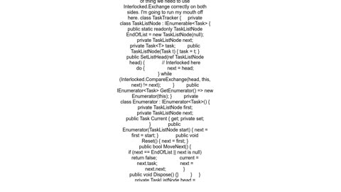 Are there any thread safety issues in volatile reading value written with InterlockedExchange in th