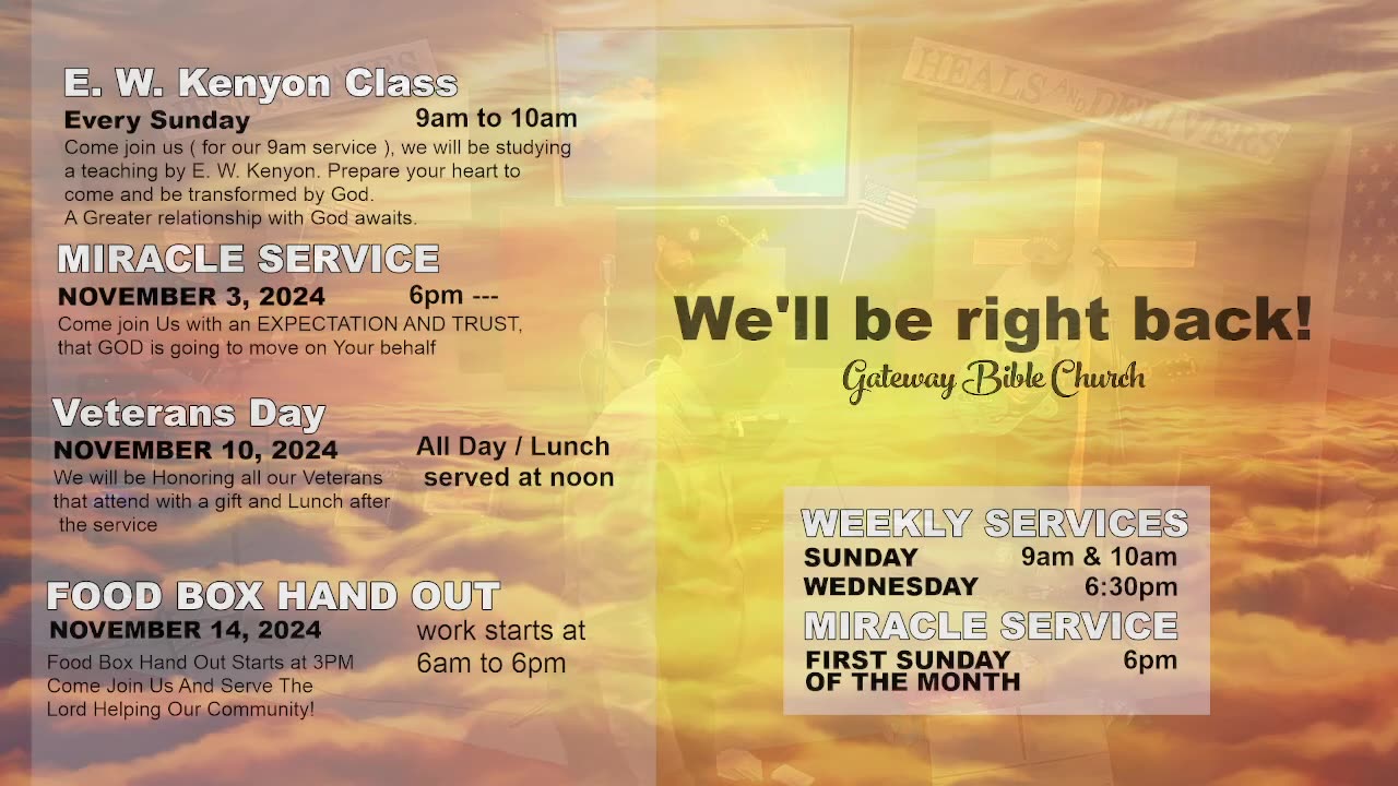 Anti-Venom (Pastor Tony Frazee) Gateway Bible Church 10am 2024-10-27