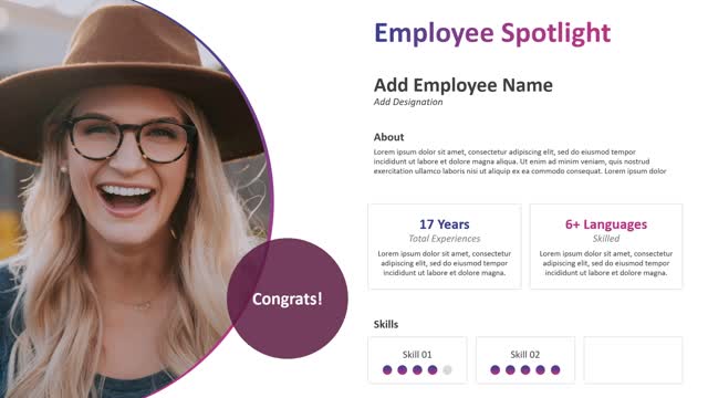 Employee Spotlight PowerPoint Presentation