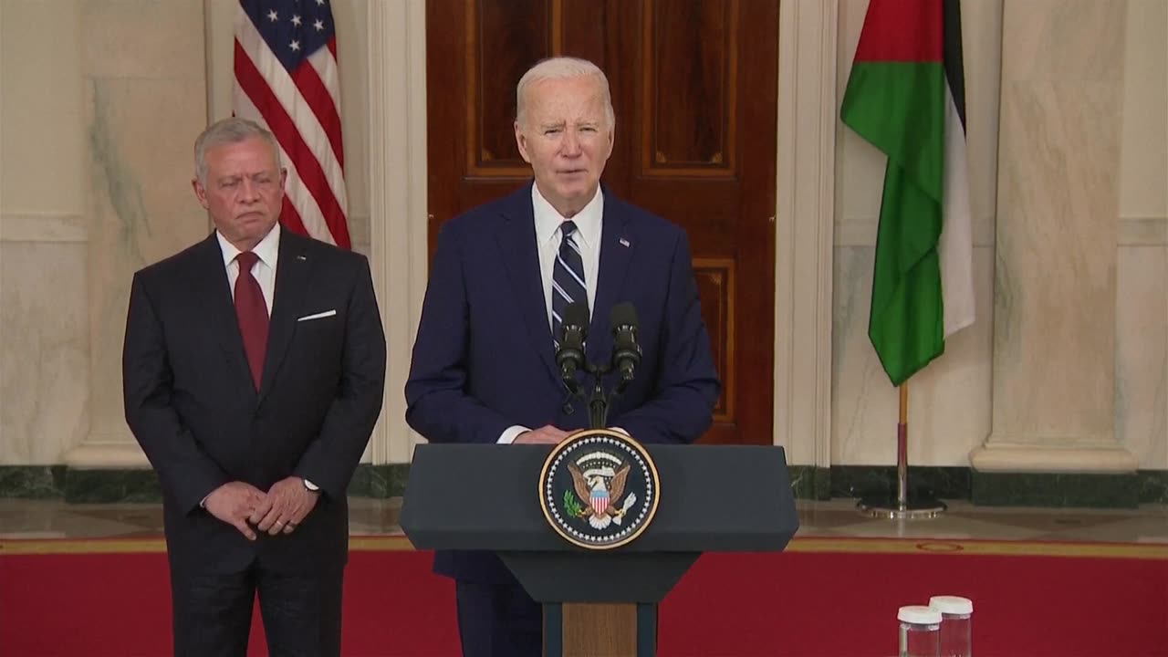 Biden's Report on Gaza: "As I Said Yesterday, OUR Military Operation In Rafah..."