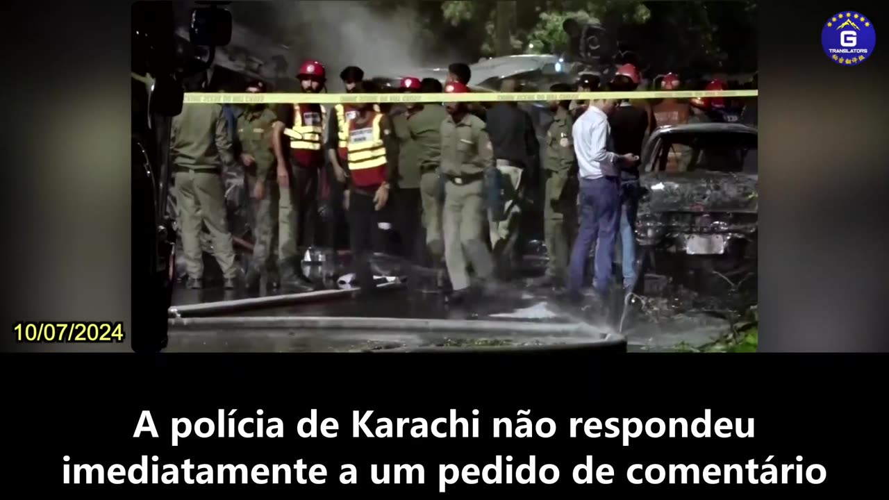 【PT】‘Ataque terrorista’ perto do aeroporto de Karachi mata dois cidadãos chineses