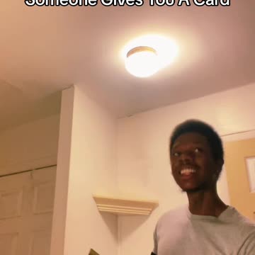 Looking For Money When Someone Gives You A Card