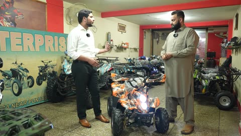 Subhan Enterprises|First interview with @olxpk |70Cc detailed review|4 Wheel Bikes|Atv Quad Bikes