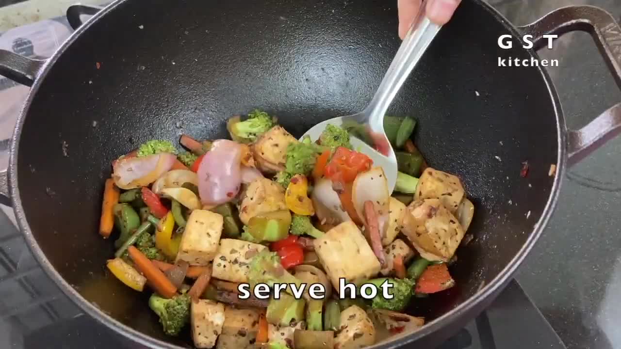 Healthy Vegetable Stir Fry _ Weight Loss Recipe _ Quick & Easy Dinner Recipe