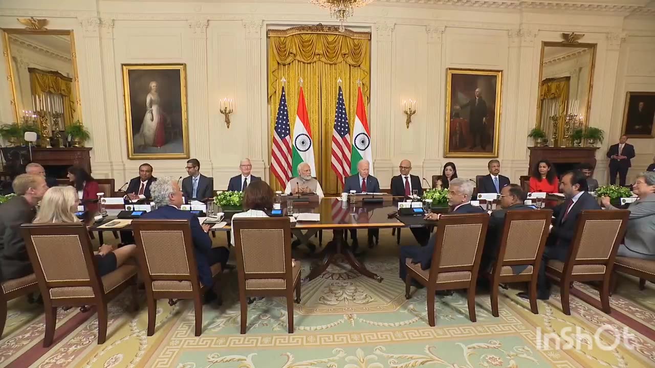 PRESIDENT BIDEN: Okay. We — I was just thanking the — anyway, I started off without you, and I sold a lot of state secrets and a lot of very important things that we shared.