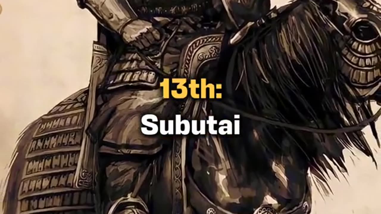 THE BEST COMMANDER OF EVERY CENTURY