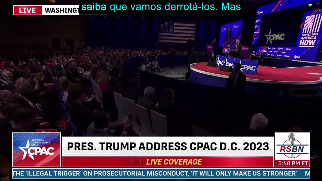 DJT: “Our enemies are desperate to stop us because they know...
