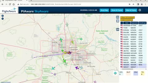 June 13th 2022 - Phoenix air trash time lapsed -