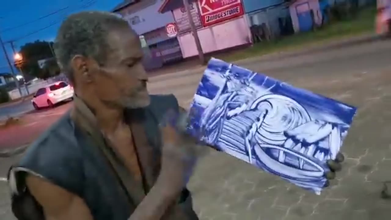 Amazing street artist from Suriname