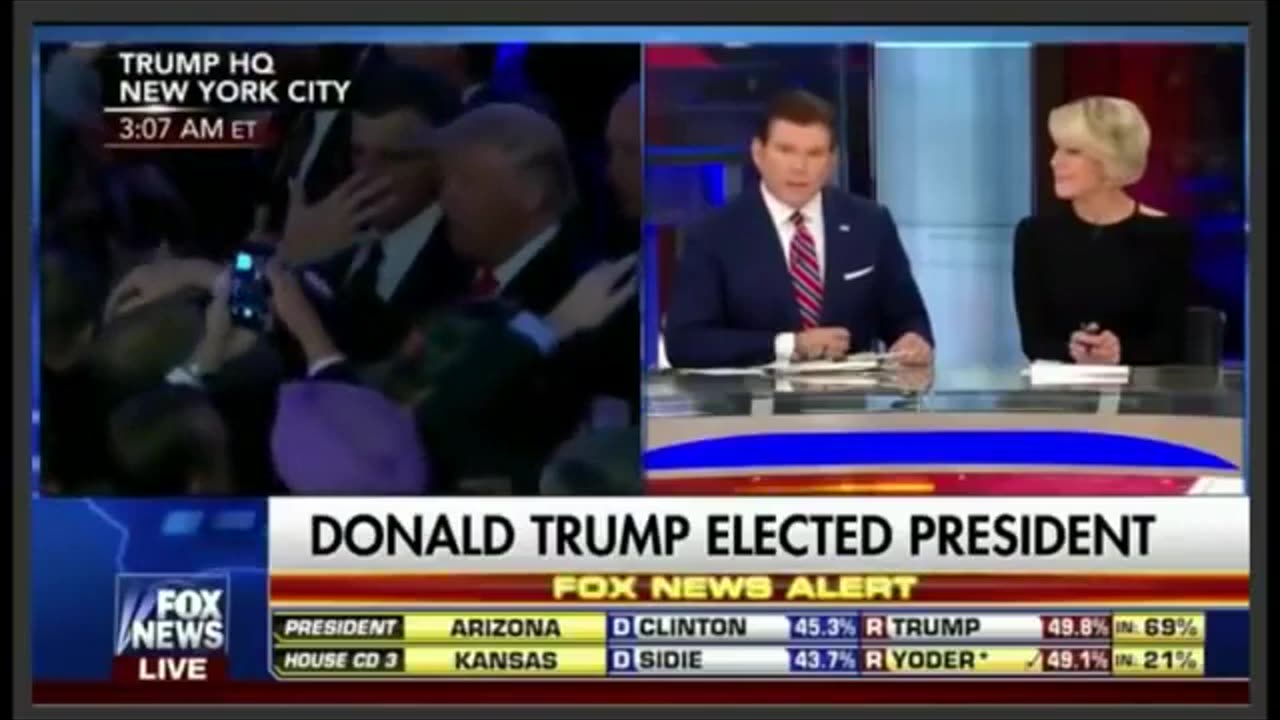 11-8-2016 - Fox News 2016 Election Night Coverage