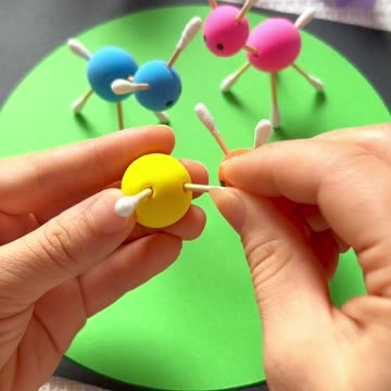 Clay Ant Art | Clay Art for Kids @adyscraftclub