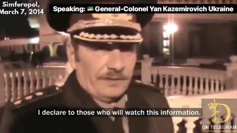 The Disclose Hub - Simferopol March 7 2014 - General-Colonel Yan Kazemirovich