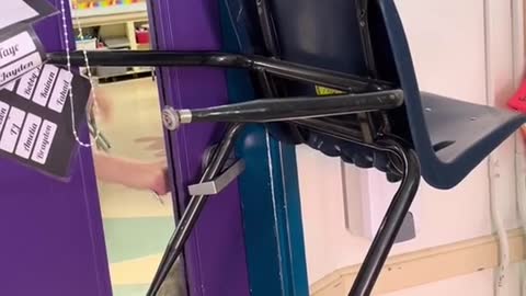 Teachers Demonstrate Clever Way Quickly Lock Door